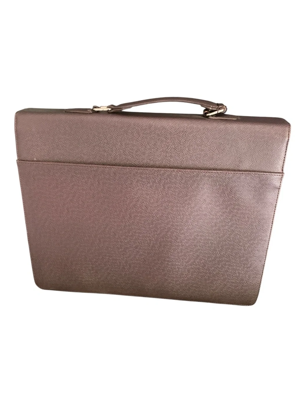 🆕 💼✨ Taiga Leather Serviette Moskova Briefcase – Brown ✨💼